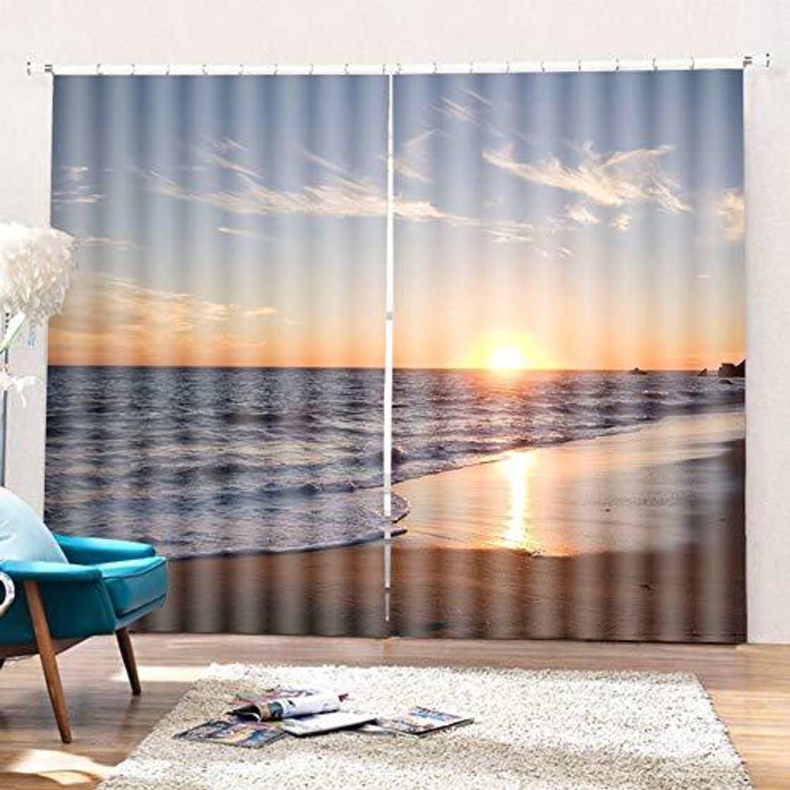 Product SK Studio Sombreado Ventana Cortinas de Impresión 3D para Salón