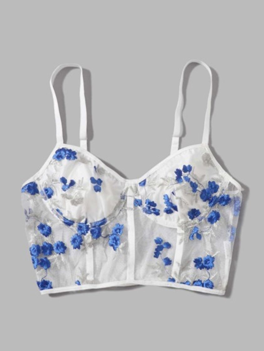 Social Cami corto con bordado floral Check out this Cami corto con 