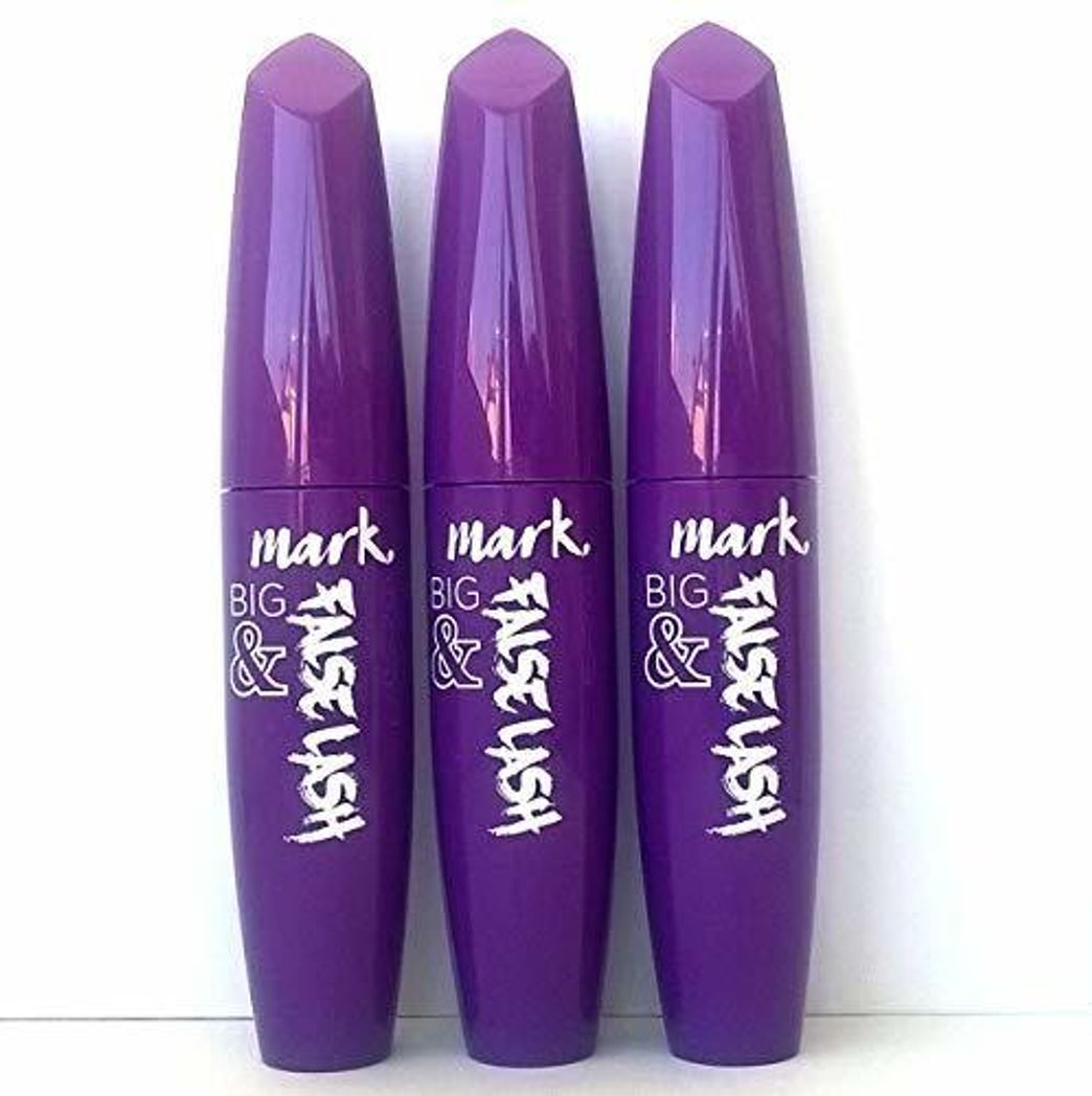 Social 3 x Avon Big & False Lash Volumen Máscara Rímel Negro 10ml