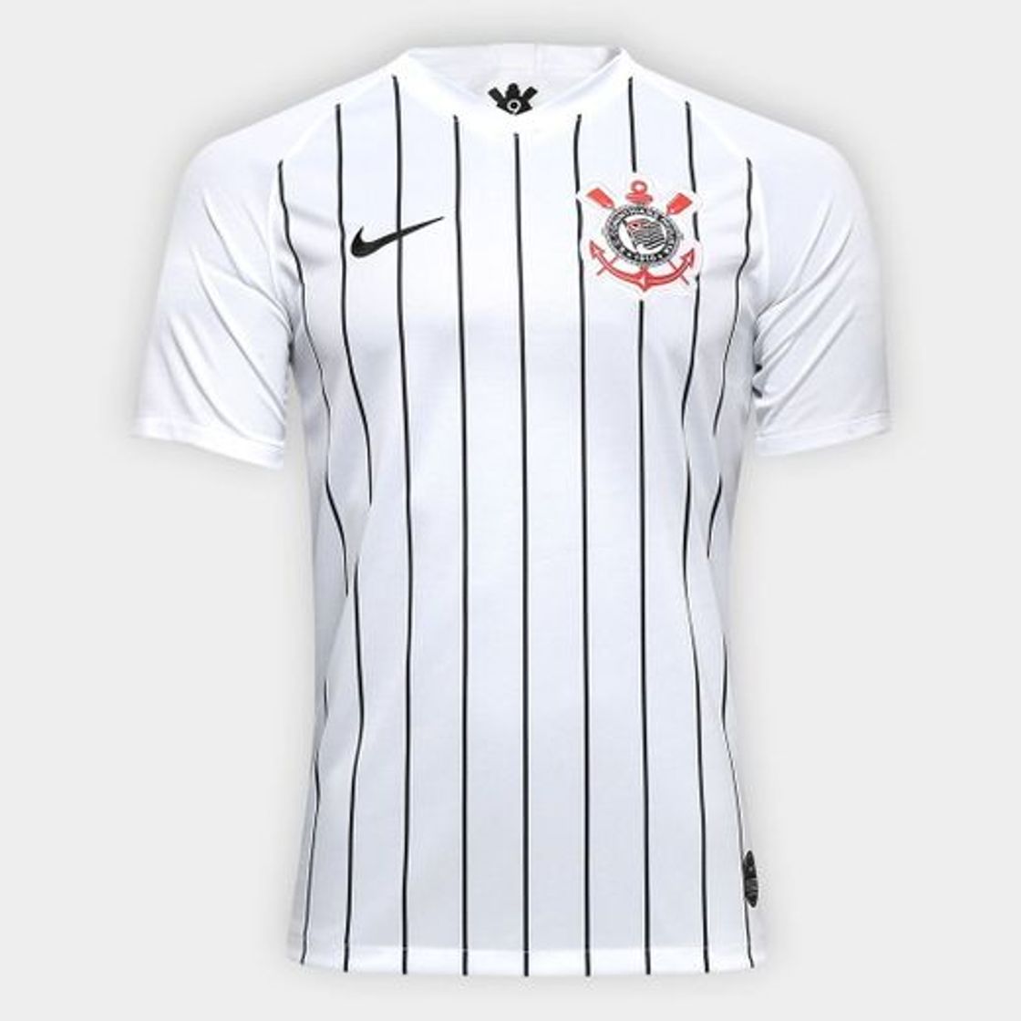 Social Camisa Corinthians I 19/20 s/nº Torcedor Nike Masculina - Branco e ...