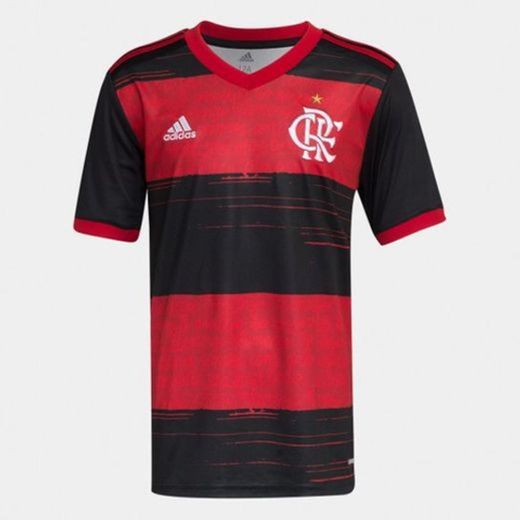 Camisa Flamengo I 20/21 s/n° Torcedor Adidas Masculina - Preto e ...