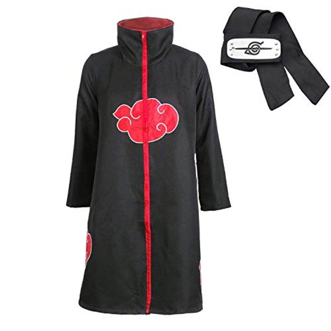 Social D.F.L Trajes de Akatsuki Cosplay Capa Larga Cosplay de los Akatsukis Itachi