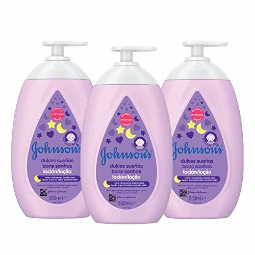 Social Johnson's Baby Dulces Sueños - Loción suave para pieles sensibles y uso