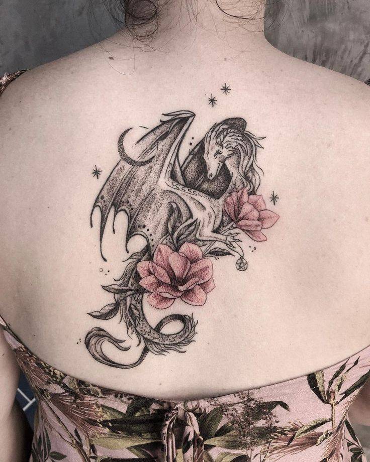 Moda Tattoo dragão