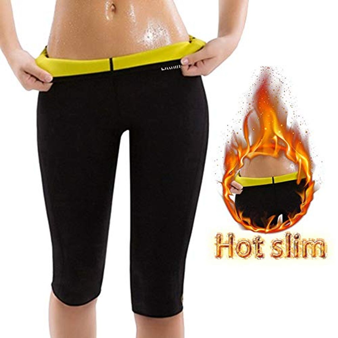 Products Litthing Pantalones para Adelgazar Neopreno Mujer Deportivos Pantalones Sauna Pantalón de Sudoración