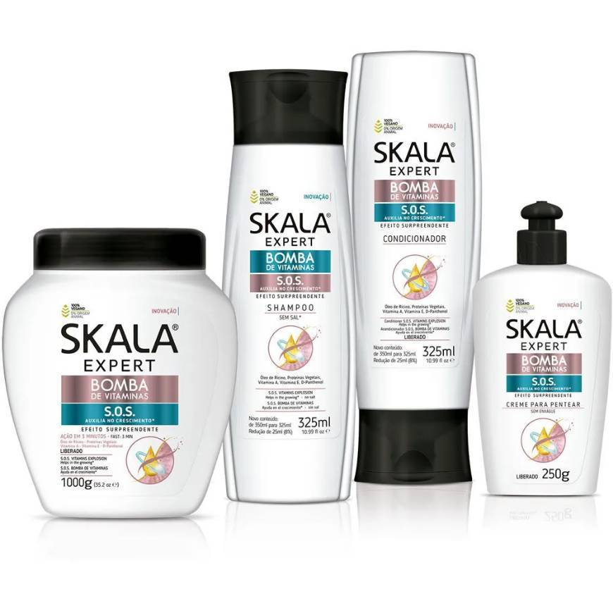 Moda Kit Linha Completa Bomba de Vitaminas Abacate - Loja Skala