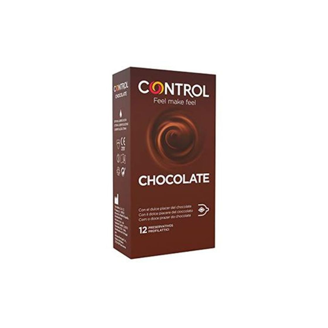 Product Control Preservativos Chocolate 12 Uds 12 Unidades 50 g