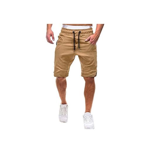 Pantalones Cortos para Hombre Verano Cargo Shorts Bermuda Deporte Short Pantalón Sweatpant