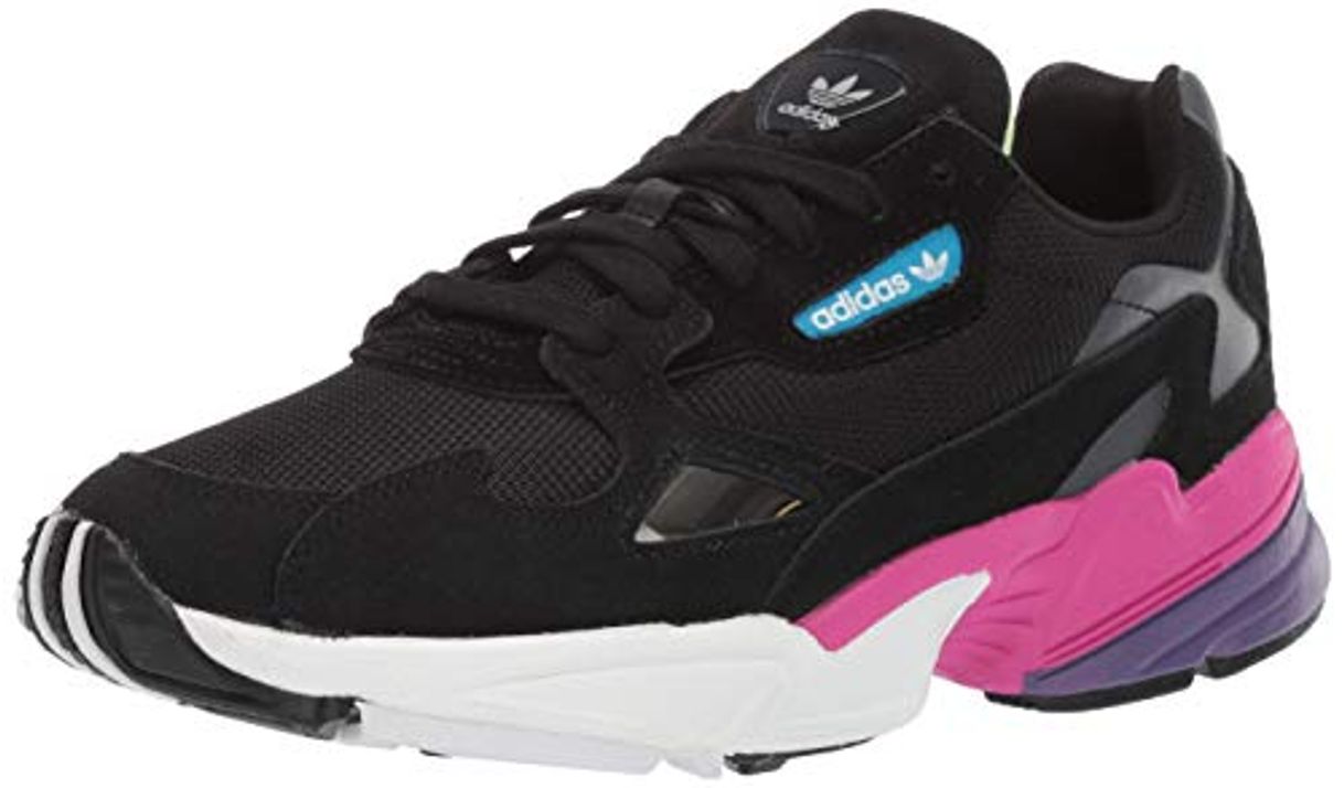 Fashion adidas Originals Falcon, Zapatillas para Correr para Mujer, Noir Noir Rose Vif,