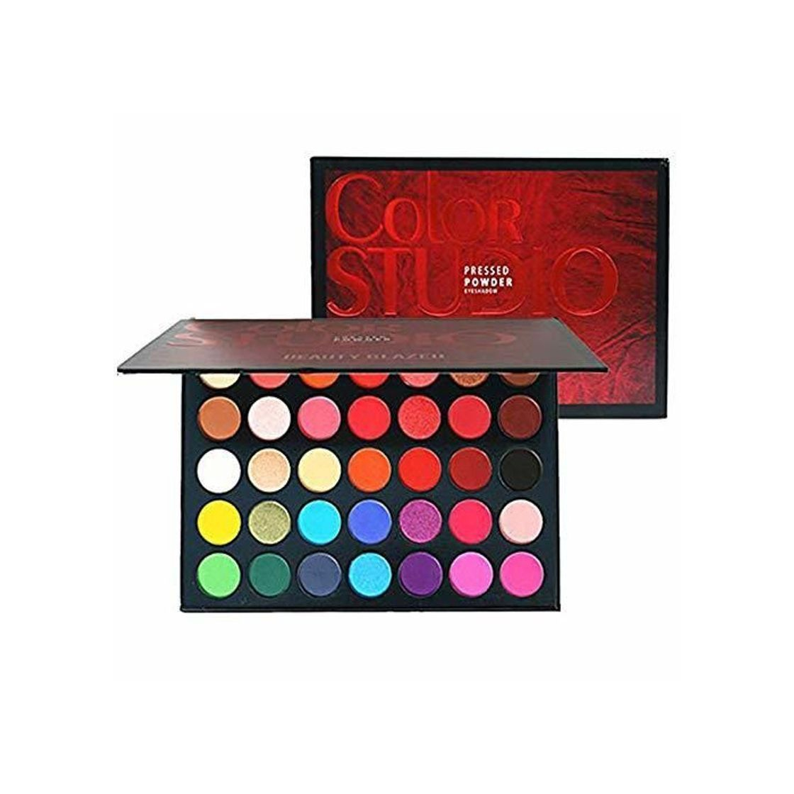 Social Beauty Glazed Nuevo 35 Color Maquillaje Paleta de Sombra de Ojos Shimmer