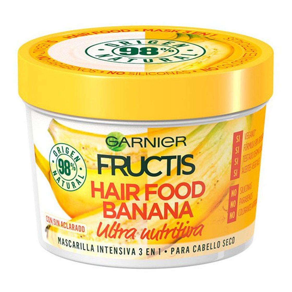 Fashion Hair Food Banana: Mascarilla de plátano para el pelo 3 en 1 | Garnier