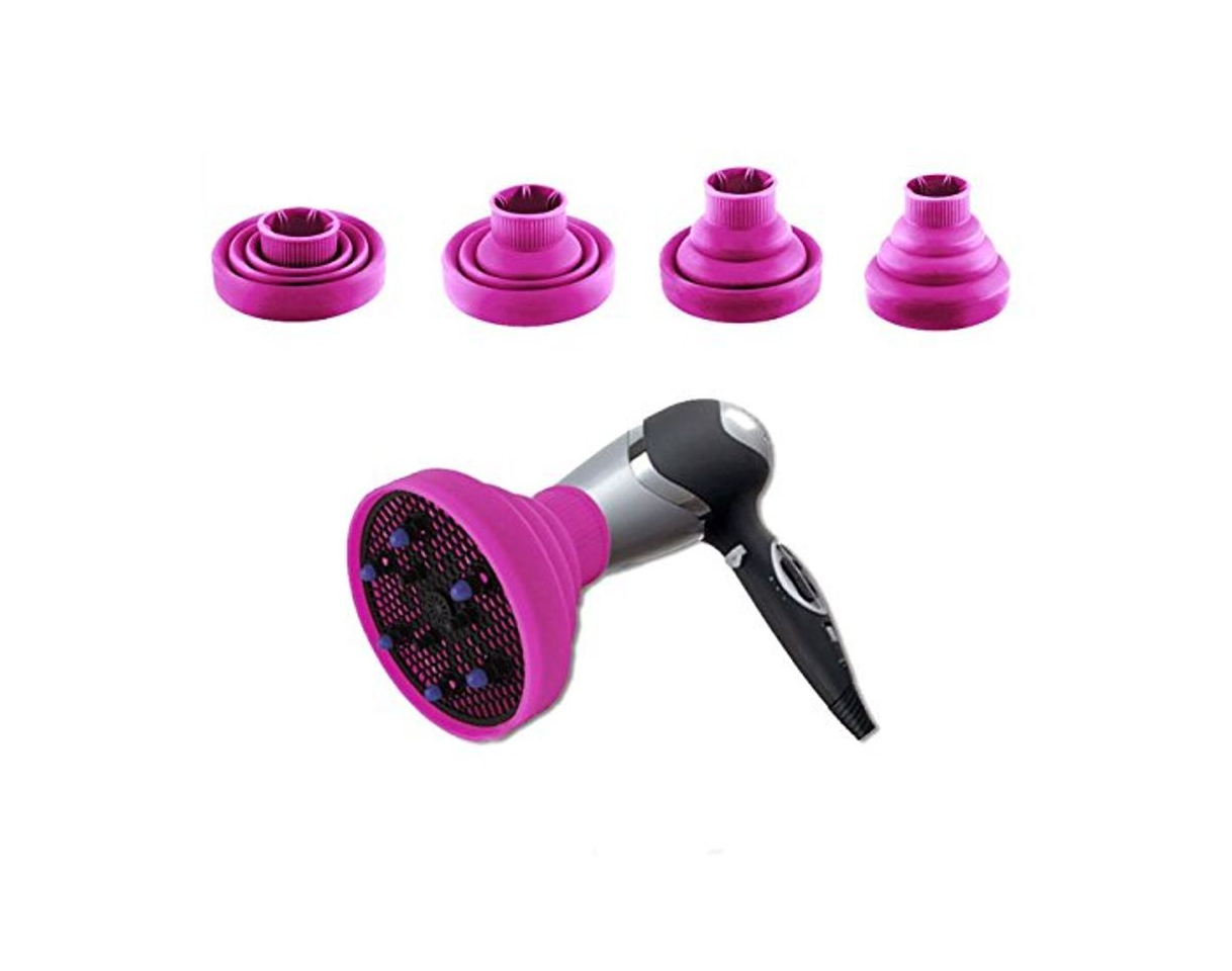 Productos Universal Collapsible Silicone Hair Dryer Blower Diffuser Hairdressing Styling Tool