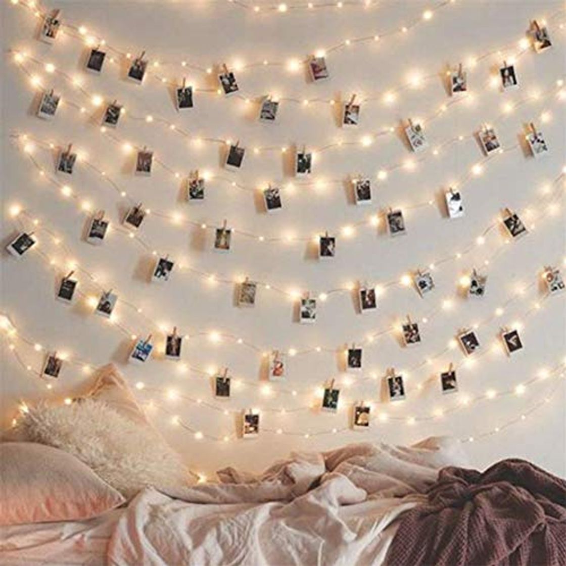 Productos Deajing Cadena De Luces Led Con 20 Bombillas Led Alambre De Cobre ConexióN Luces De Hadas Para Decorativas Navidad Imagen Partido Decoración 2M