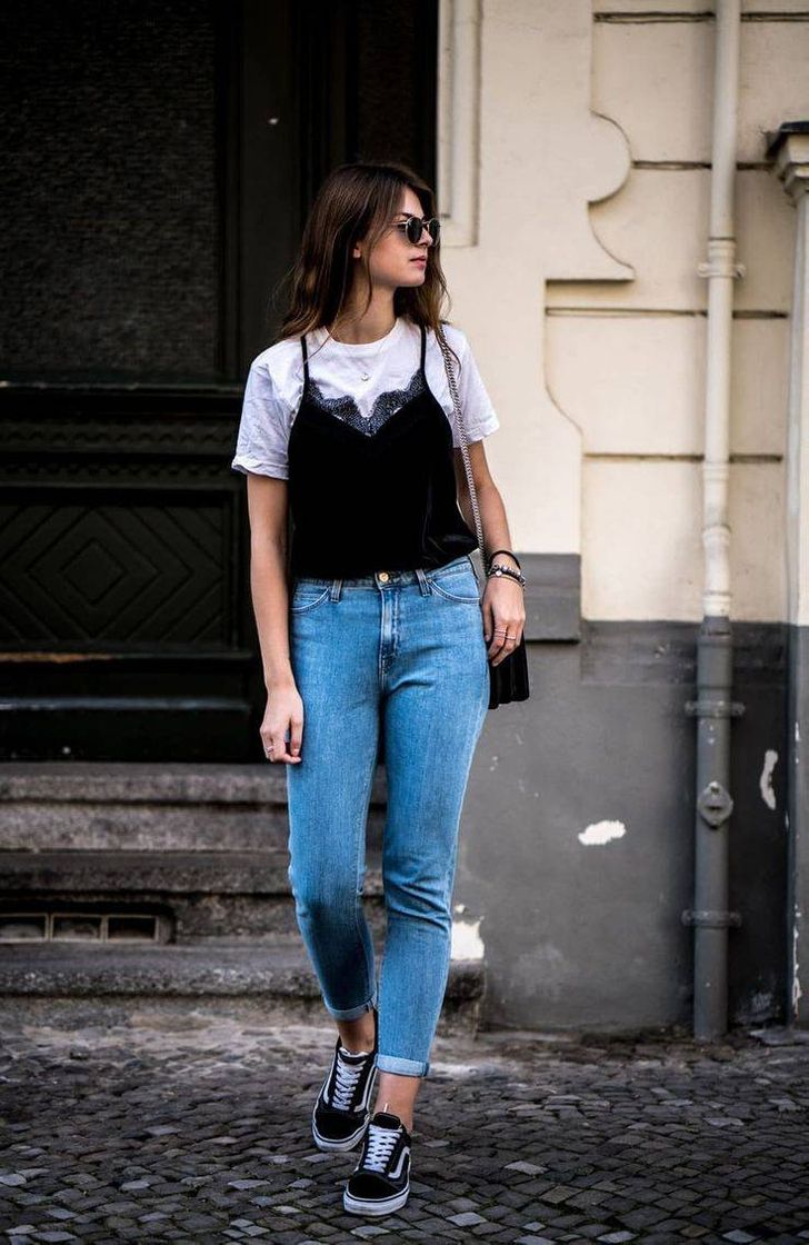 Fashion Look com calça jeans