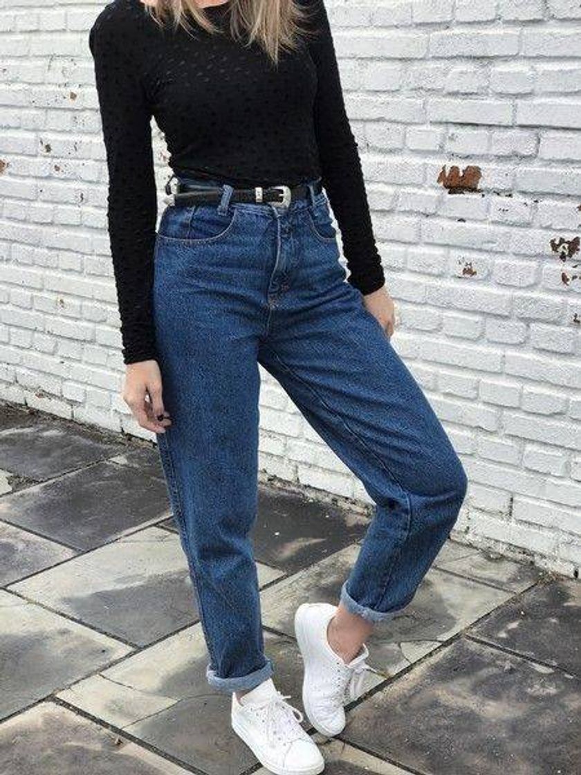 Moda Look com calça Mom Jeans