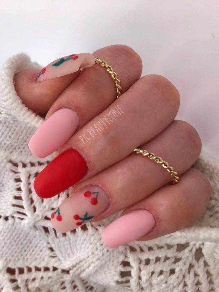 Moda Unhas 🍒💗