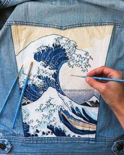 Customização Jaqueta Jeans