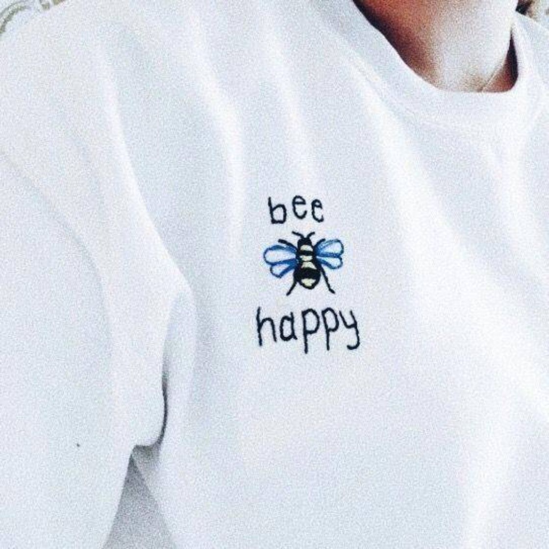 Moda Bordado "Bee happy"