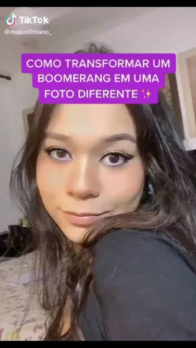 Moda Como transformar boomerang em uma foto diferente