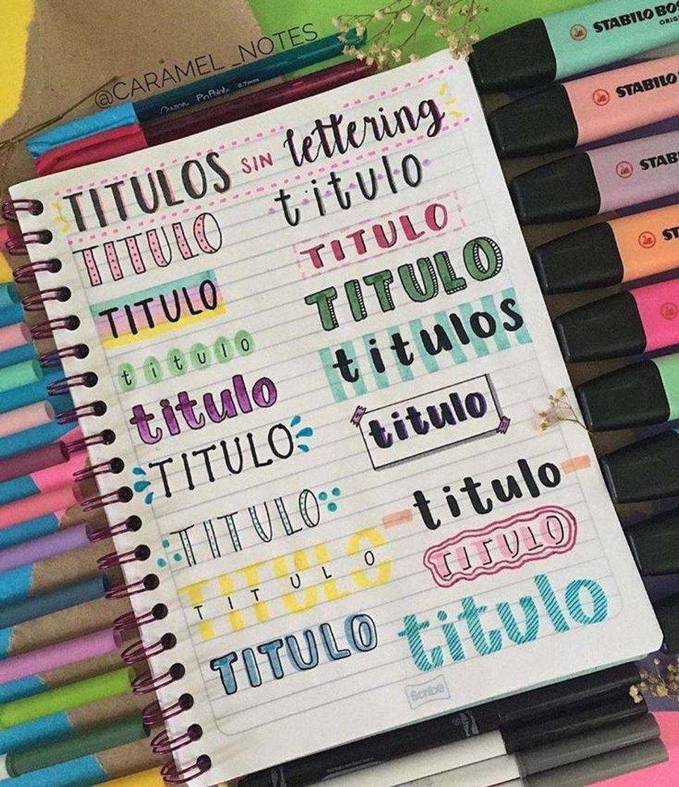 Moda Títulos sem lettering