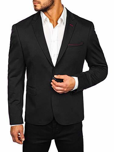 Product BOLF Hombre Americana Slim Fit Traje Blazer Elegante Estilo Formal RIPRO RBR406