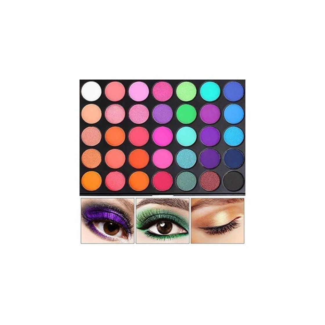 Social UCANBE BELLE 35 Colorido Maquillaje Sombra de Ojos Paleta de pigmentos Paleta
