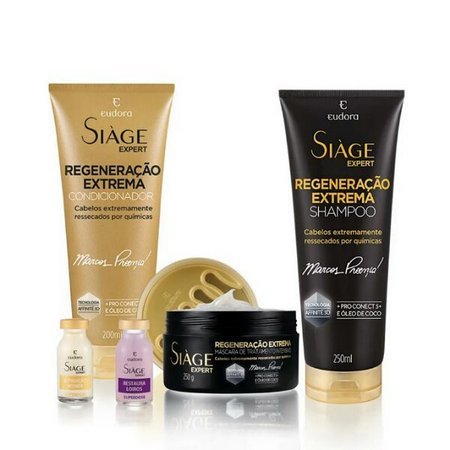 Social Kit Siàge Expert Regeneração Extrema Completo + Superdose