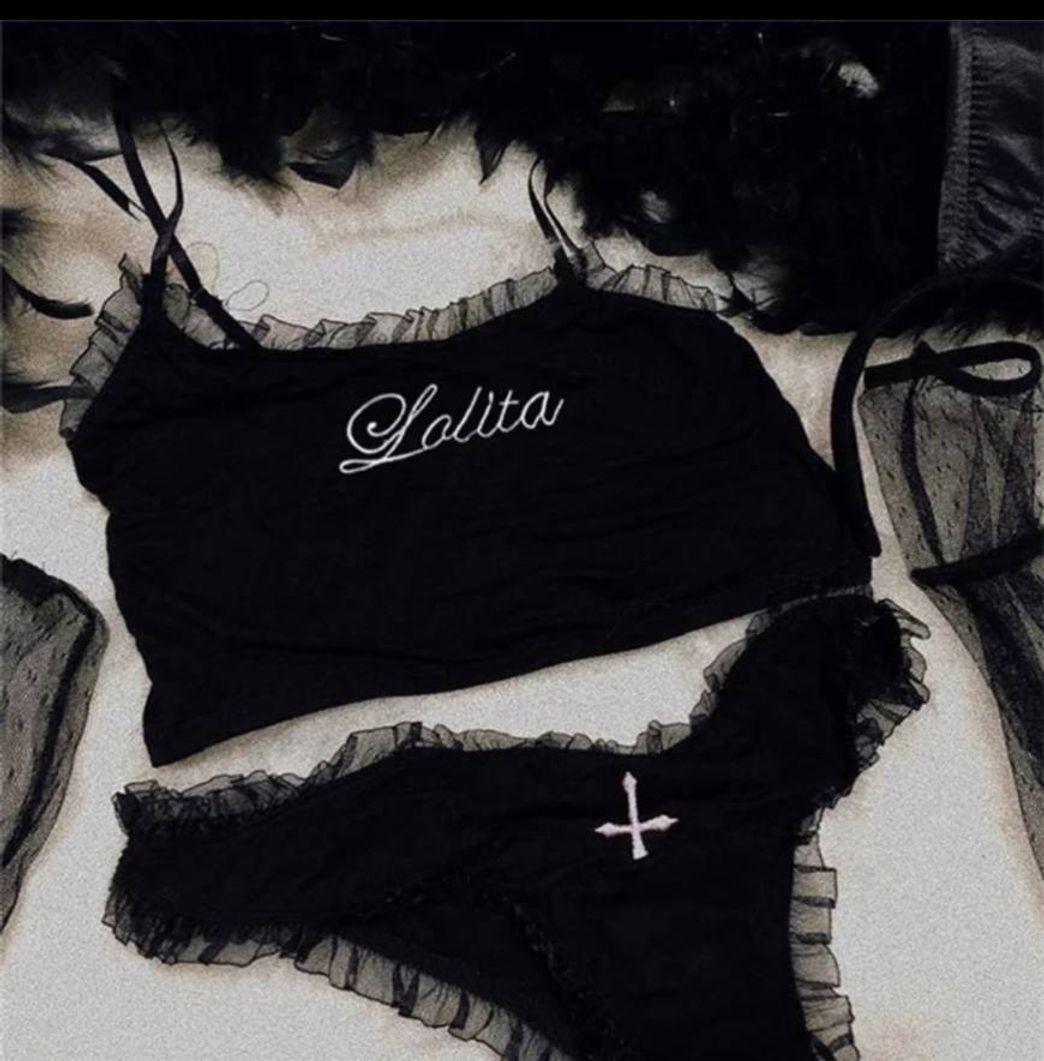 Producto Conjunto Lolita negro