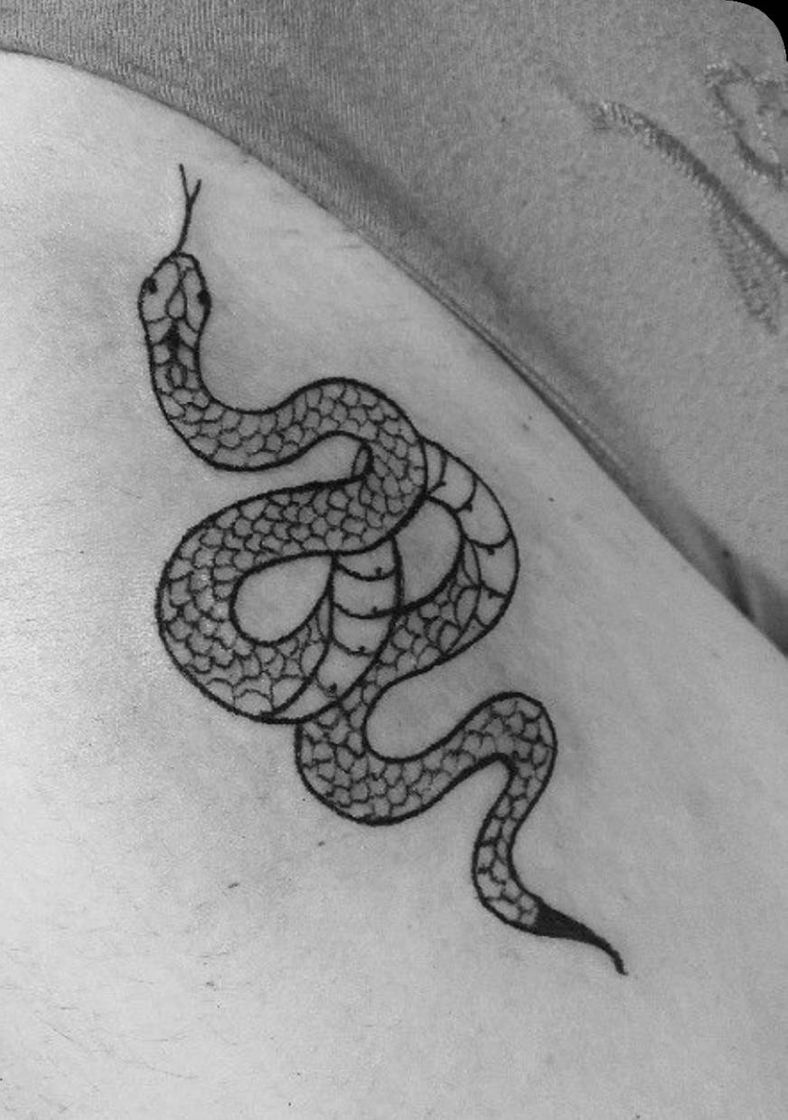 Fashion Tatuaje serpiente