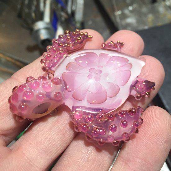 Social Escultura orgânica de vidro