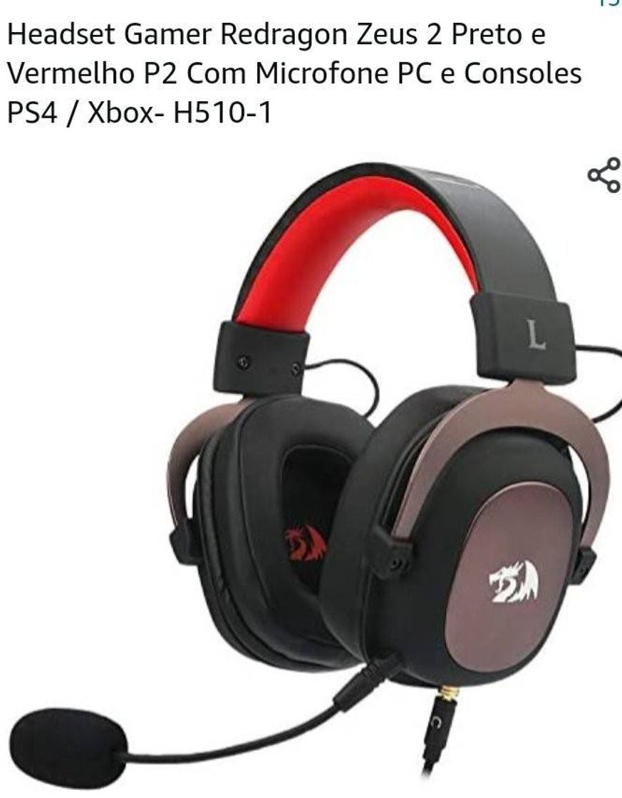 Moda Headset Gamer Redragon Zeus