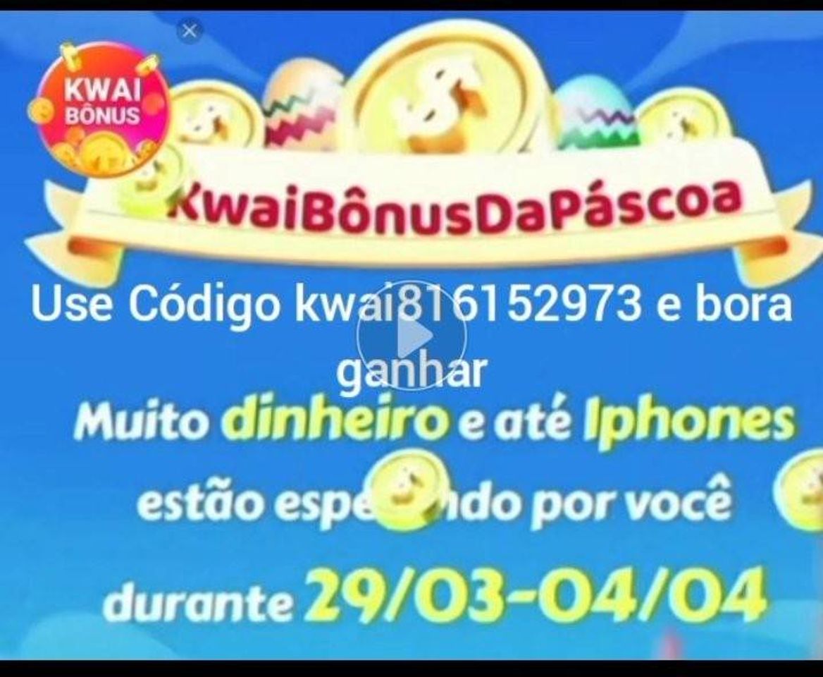 Moda Ganhe dinheiro baixando o App kwai