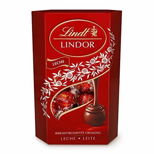 Social Lindt Lindor Bombones de Chocolate con Leche - Aprox. 16 bombones
