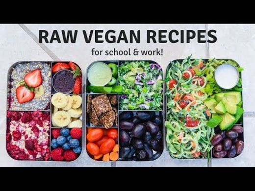Raw Vegan Meal Prep Recipes! 
