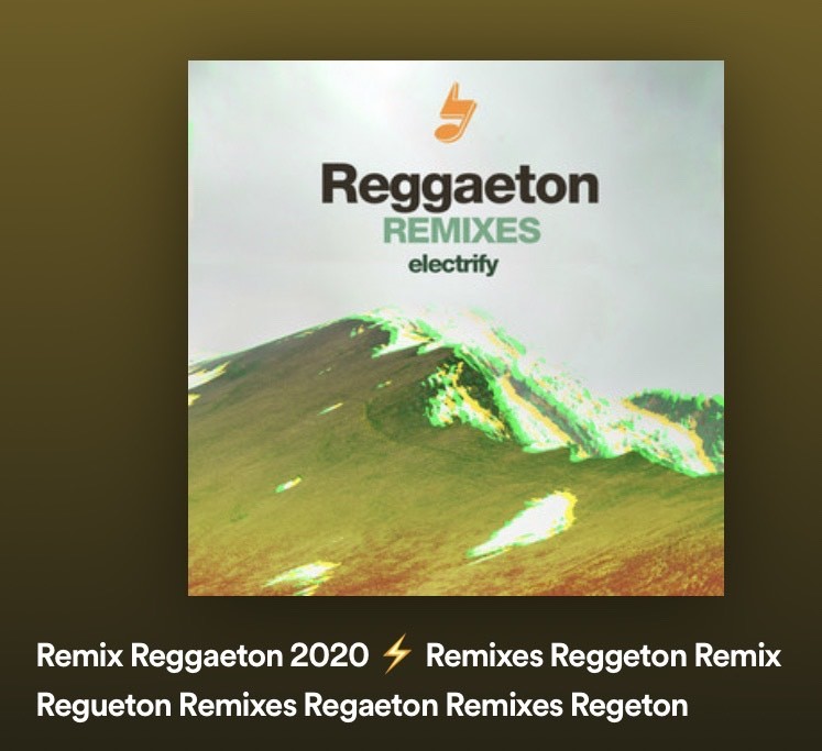 Canción MEJOR PLAYLIST DE REMIX REGGAETON 