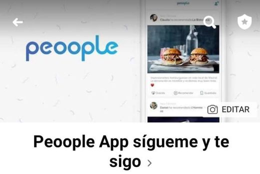 Página de facebook de Peoople G4n4r seguidores 