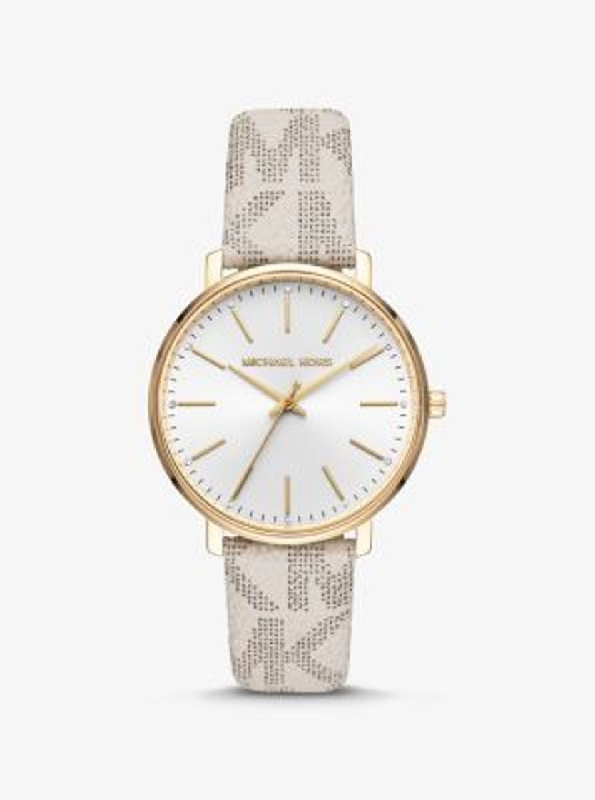 Product Pyper Logo and Gold-Tone Watch