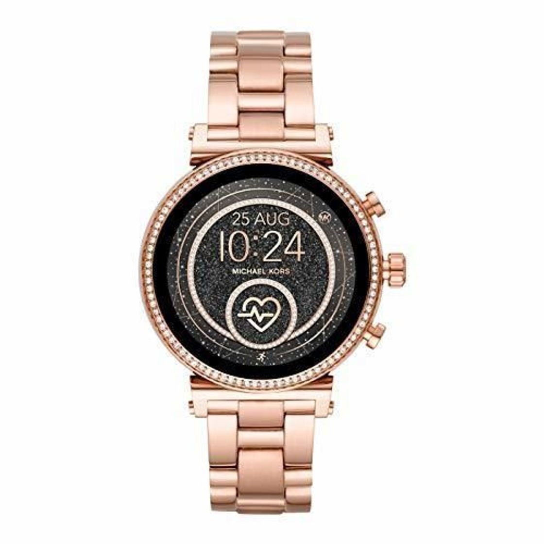 Fashion Michael Kors Reloj Analógico-Digital para Mujer Correa en Acero Inoxidable MKT5063