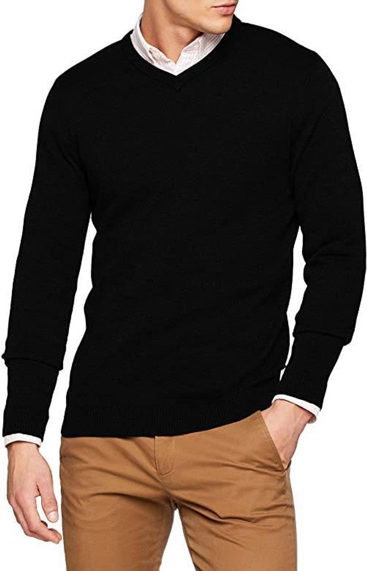 Fashion JACK & JONES Jjebasic Knit com decote em V camisola Noos par