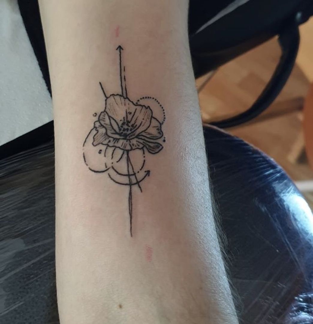 Social Tatuaje amapola 