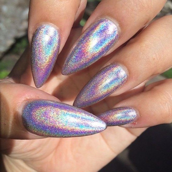 Moda Unhas holográficas 💅🏽