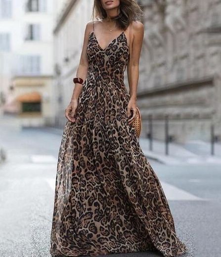Vestido de leopardo