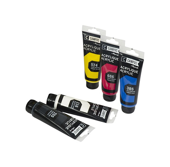 Social Campus – Estuche de 5 tubos acrílico 100 ml