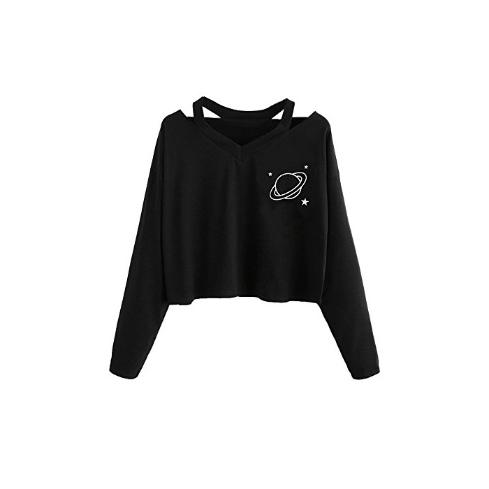 Social Mujer Casual Sudaderas Rayas Arcoiris Cortas Adolescentes Chicas Manga Larga Tumblr Patchwork
