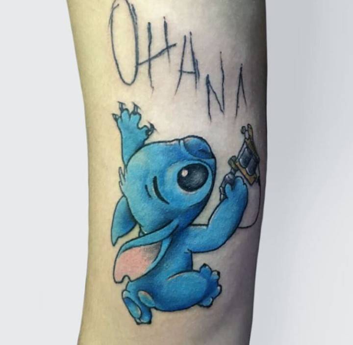 Fashion Tatuagem Stitch