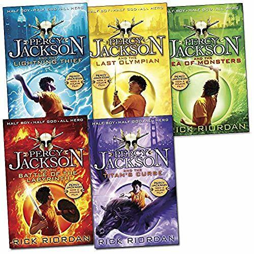 Libro Percy Jackson 5 Books Collection Set Pack The Lightning Thief New