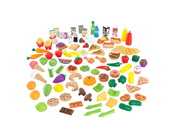 Product KidKraft- Tasty Treats Set de alimentos para juegos de simulación, 115 piezas