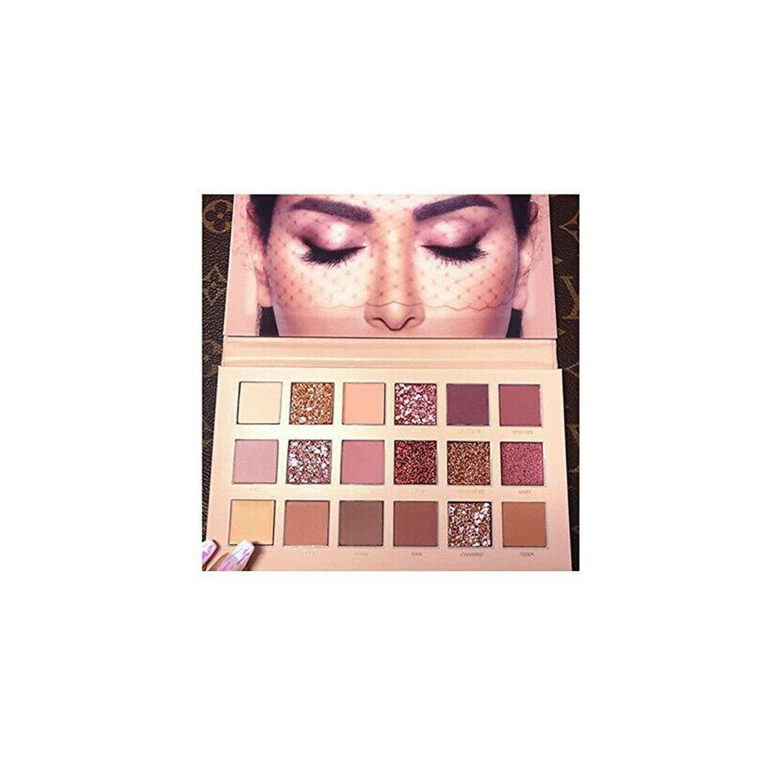 Product ZUYOKI Nueva paleta de sombras de ojos texturizadas HUDA BEAUTY Rose Gold