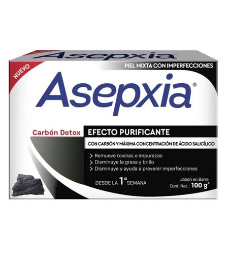 Jabón Carbón Activado Asepxia⚡️