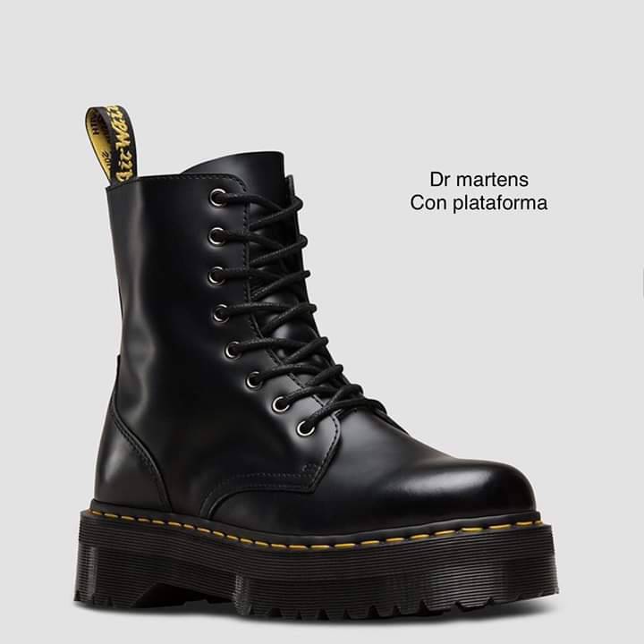 Fashion Doctor Martens Negras con plataforma